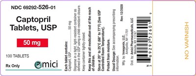 Captopril 50mg 100ct   Label